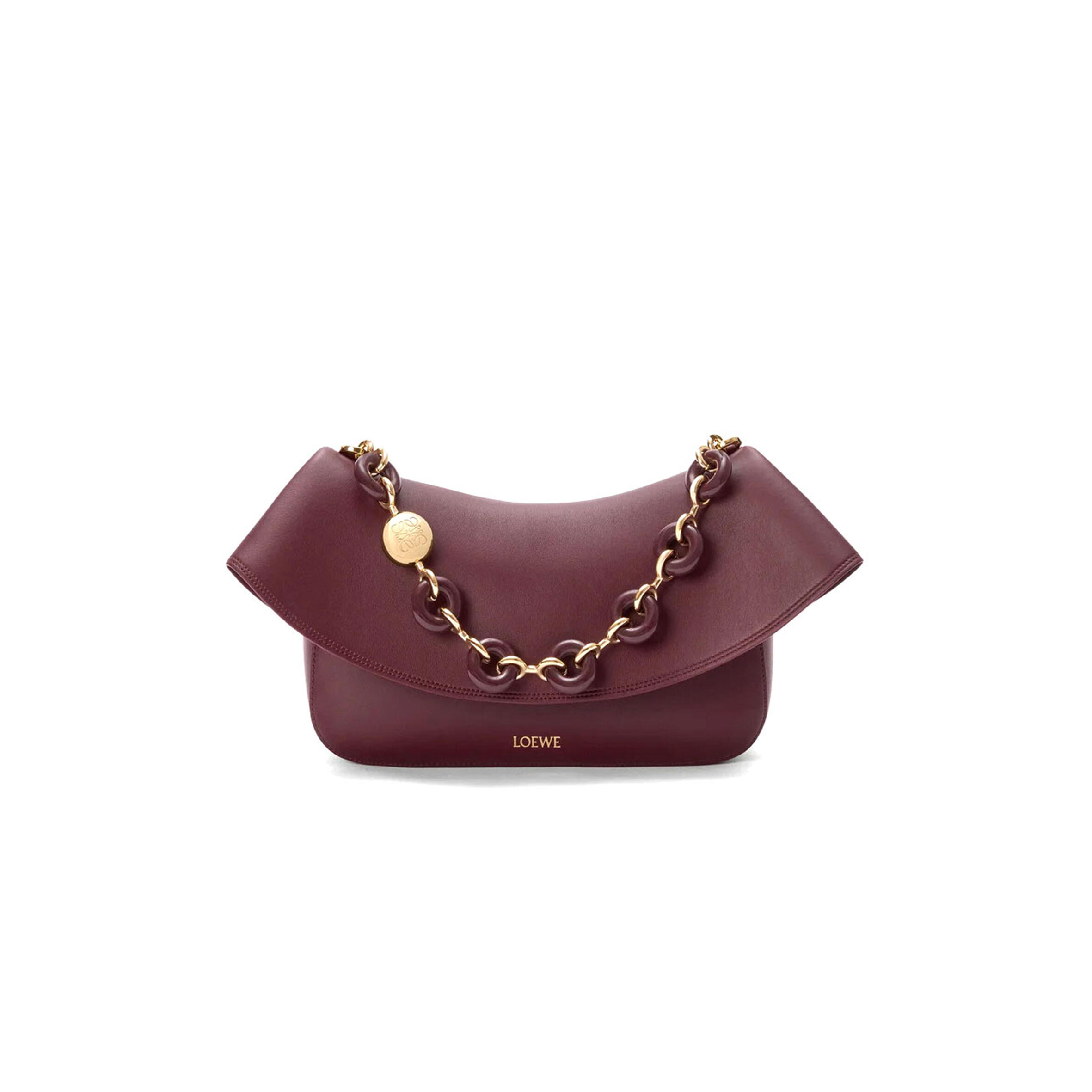 LOEWE MEDIUM OLA BAG IN SMOOTH CALFSKIN AP22P22X07 (26*18*13cm)